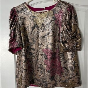 New Anthropologie Sequin Women's Top